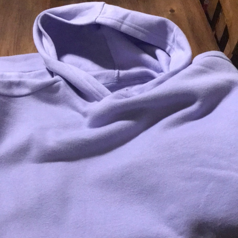 Tex gear girls fleece sweat shirt with hoodie size 14-16 ( new ) lavender color